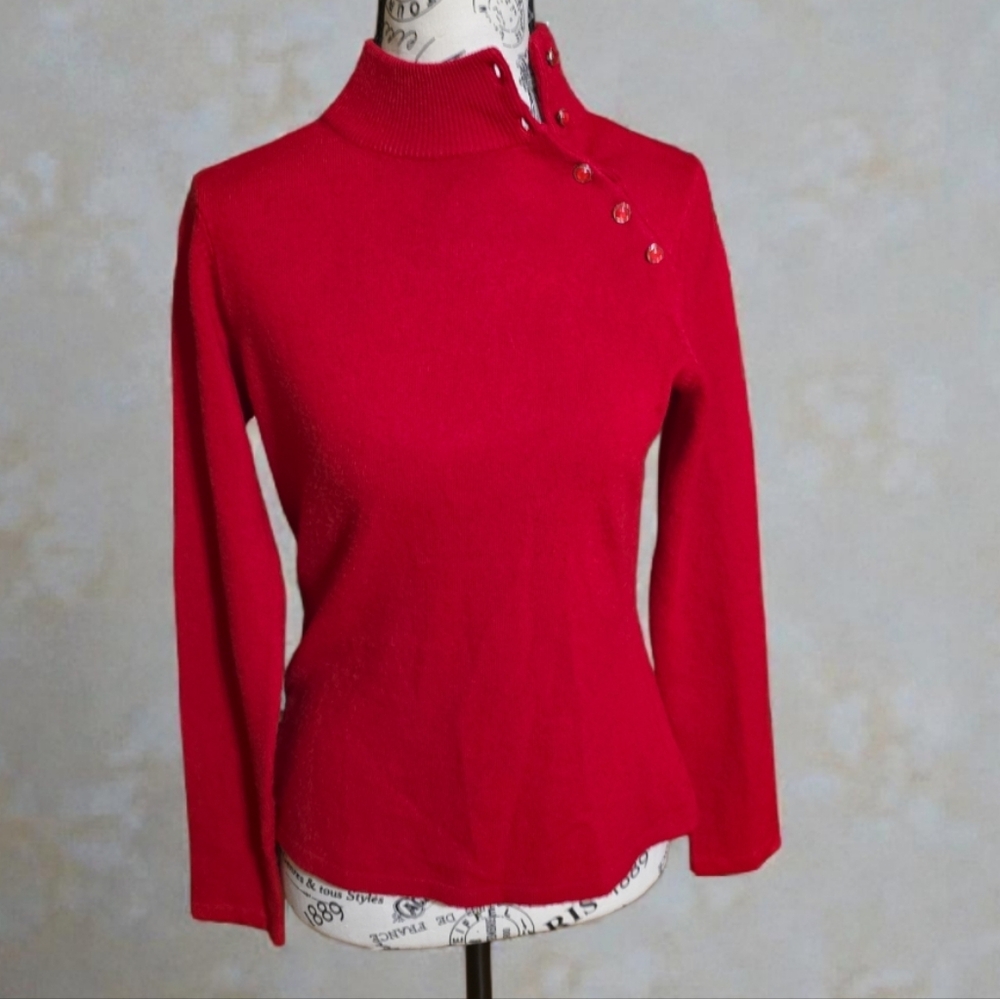 Designers Originals Red Cowl Neck Sweater